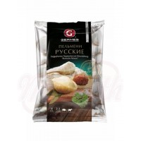 Fijne pasta met overheerlijke conformatieafhankelijke "Russische pelmeni" 