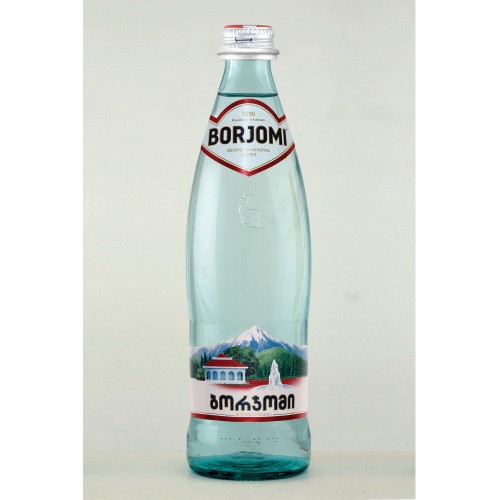 Borjomi Natuulijk Mineraalwater 0,5 Liter glazen fles