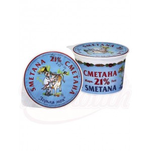 Smetana "Zorka Moja" 21%. Cream fresh 21%