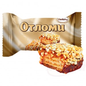 Otlomi zonder chocolade glazuur. Per 100g